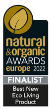 Load image into Gallery viewer, We&#39;re so proud that our Coconut Husk Candles were a Natural &amp; Organic Awards Europe 2022 Finalist for &#39;Best New Eco Living Product&#39;
