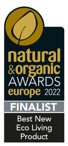 We're so proud that our Coconut Husk Candles were a Natural & Organic Awards Europe 2022 Finalist for 'Best New Eco Living Product'