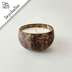 Coconut bowl candle - Seychelles fragrance