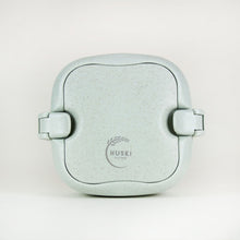 Load image into Gallery viewer, Huski Home sustainable rice husk travel lunch box with handles - Huski Home is a family run eco-conscious business in London - duck egg blue
