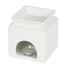 Load image into Gallery viewer, Ceramic Wax Burner - Home - White
