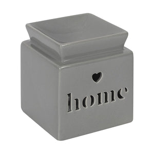 Ceramic Wax Burner - Home - Grey