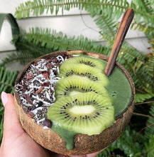 Load image into Gallery viewer, huski home eco friendly sustainably made coconut shell bowl - coconut bowls for cereal, soups, smoothies, and more
